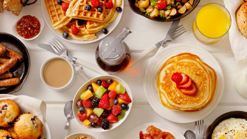 brunch spread